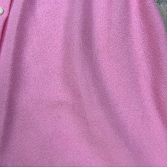 Vintage 1980s Edie Bee by Jackie Girls Polyester Pink Ling Robe Size 8 - Picture 9 of 9